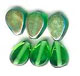 Half Rainbow Glass Beads - click here for large view